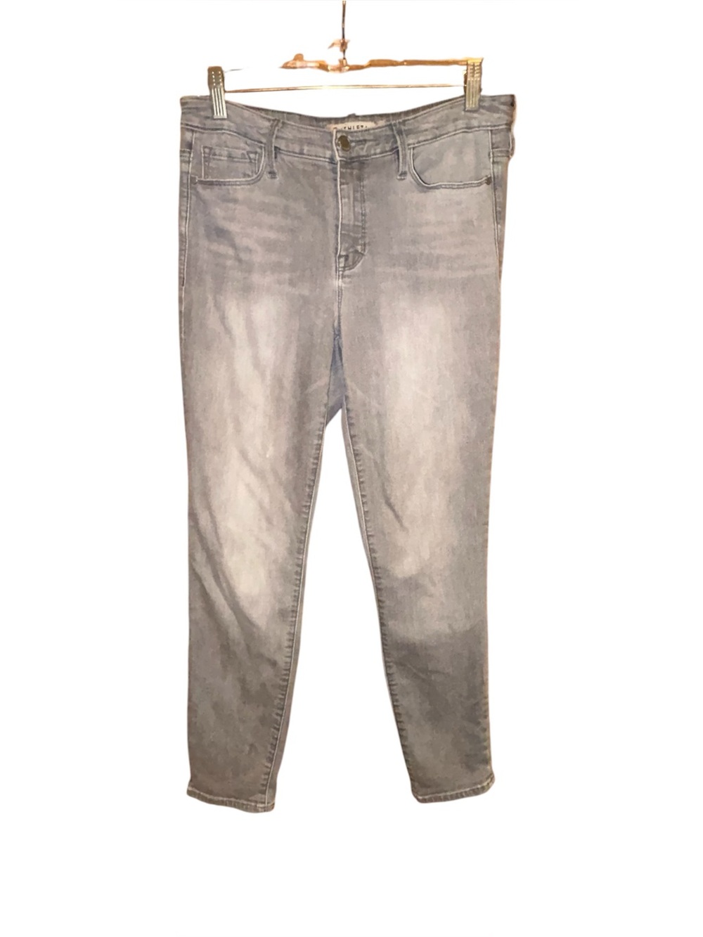 Athleta Sculptek Skinny Jeans‎ Gray Wash Sculpting Stretch Denim Women’s Size 8